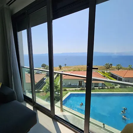 Romantic Sea And Chios View Flat Lejlighed *